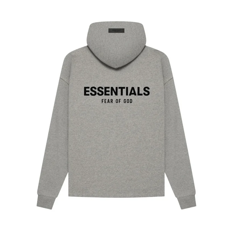 Essentials SS22 Hoodie Dark Oatmeal