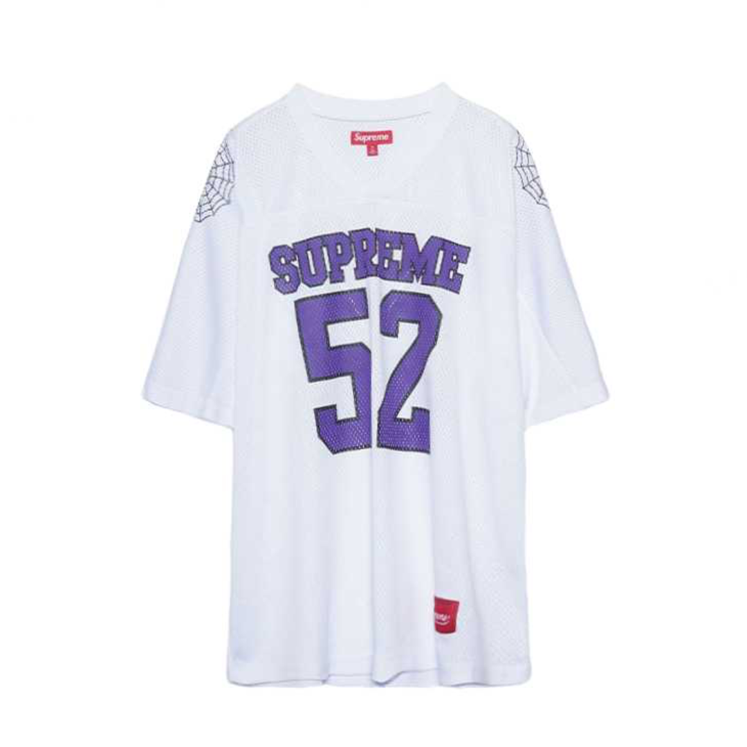 Supreme Spiderweb Football Jersey White Bulk