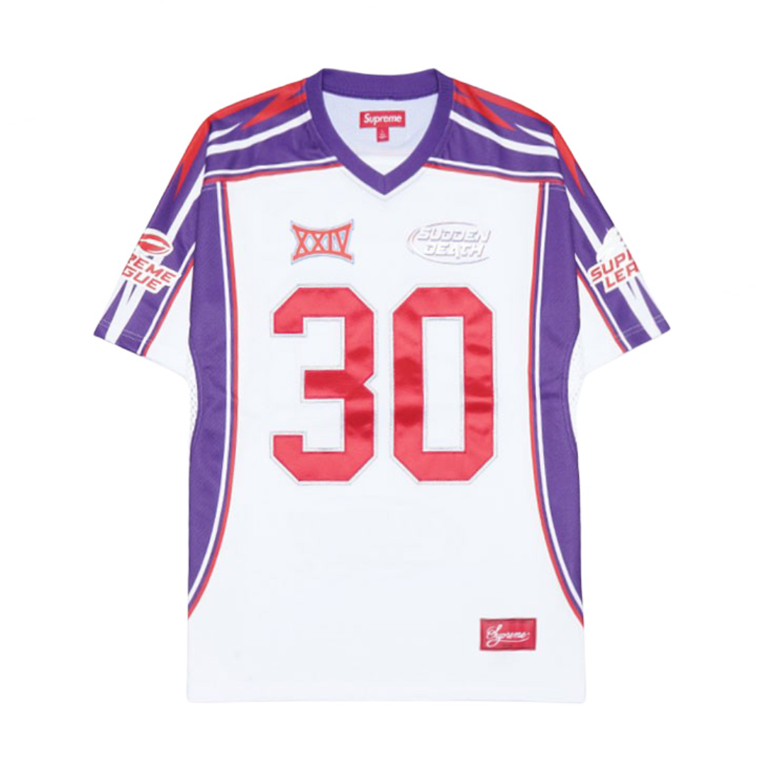 Supreme Sudden Death Football Jersey "White" Bulk