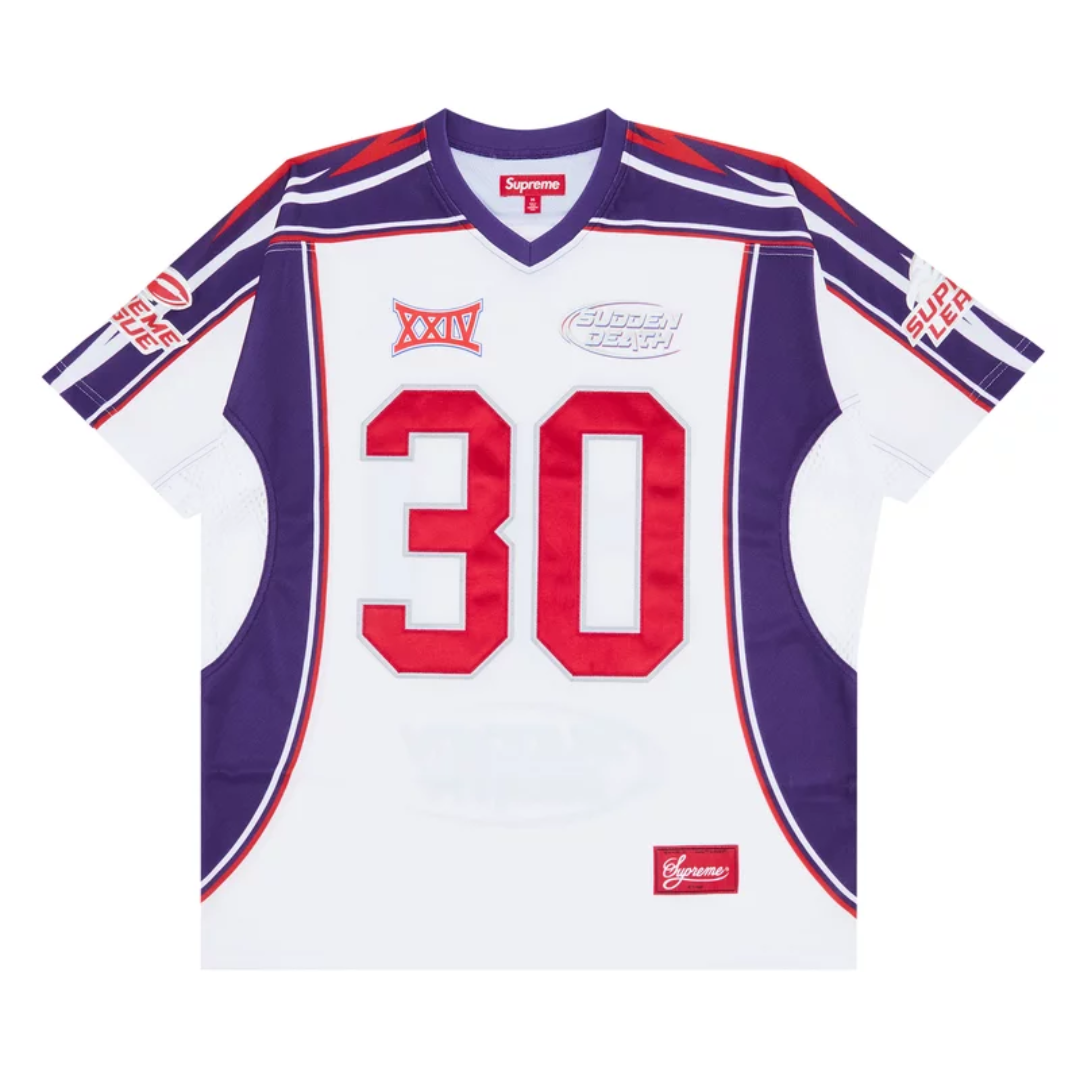 Supreme Sudden Death Jersey White