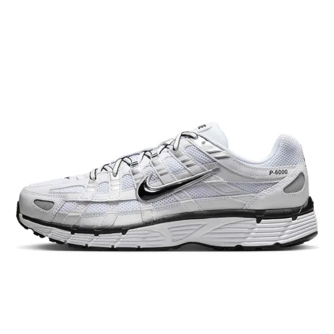 Nike P-6000 White Metallic Black Sale