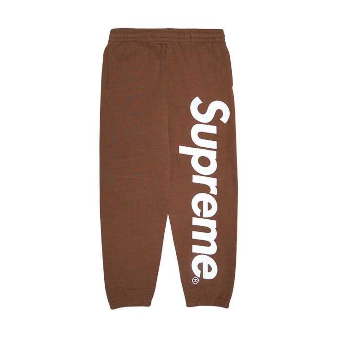 Supreme Satin Applique Sweatpant "Brown" Bulk