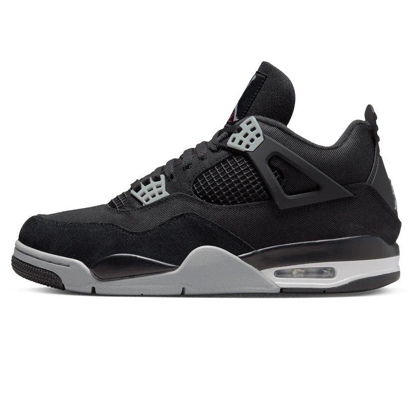 Jordan 4 Black Canvas